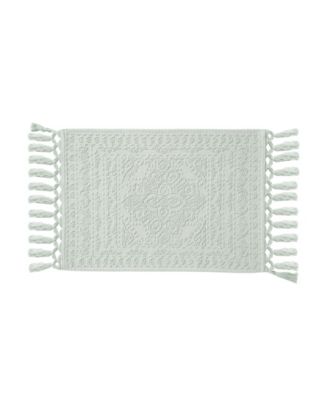 Nellore Fringe Cotton 17" x 28" Bath Rug