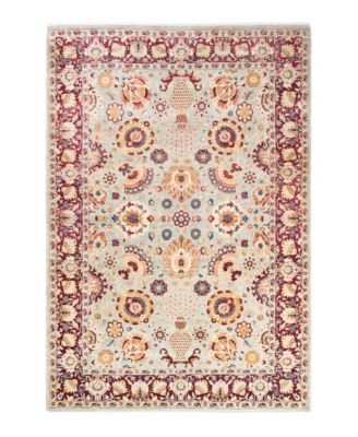 Adorn Hand Woven Rugs Mogul M1195 Rug Collection In Blue