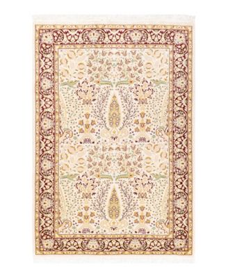Adorn Hand Woven Rugs Mogul M1279 Rug Collection In White
