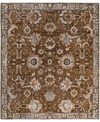Adorn Hand Woven Rugs Serapi M0103 196 Rug Collection In Brown