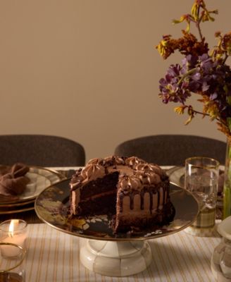 Tartan Mocha Tumbler Glass, Set of 4