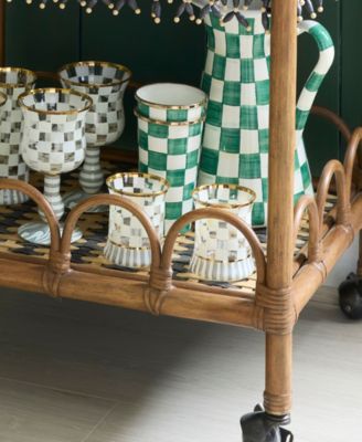 Mackenzie-childs Mackenzie Childs Carnival Glassware Collection In Brown