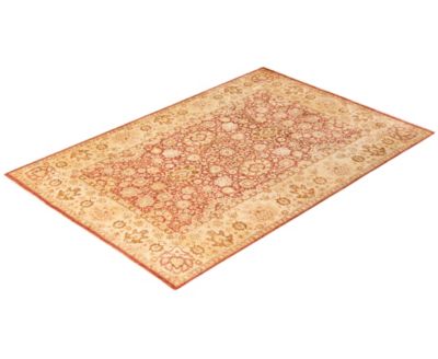 Adorn Hand Woven Rugs Mogul M1091 Rug Collection In Orange