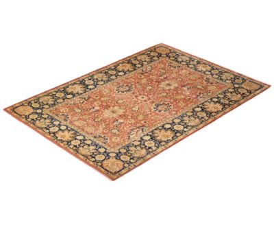 Adorn Hand Woven Rugs Mogul M1071 Rug Collection In Orange