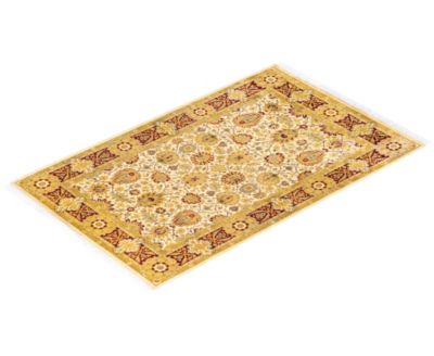 Adorn Hand Woven Rugs Mogul M1405 Rug Collection In White