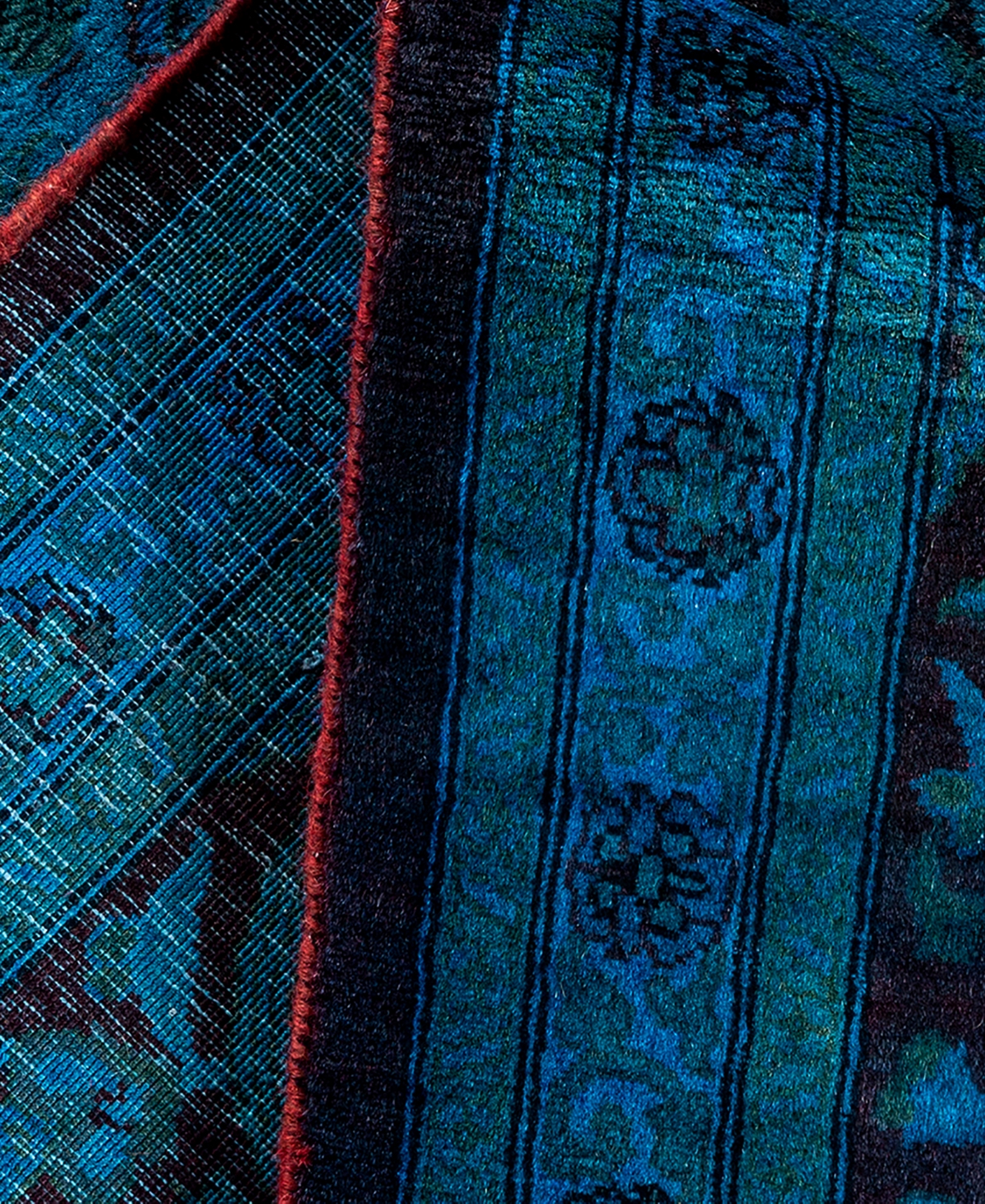 Adorn Hand Woven Rugs Fine Vibrance M1362 8'2"x10'2" Area Rug In Blue