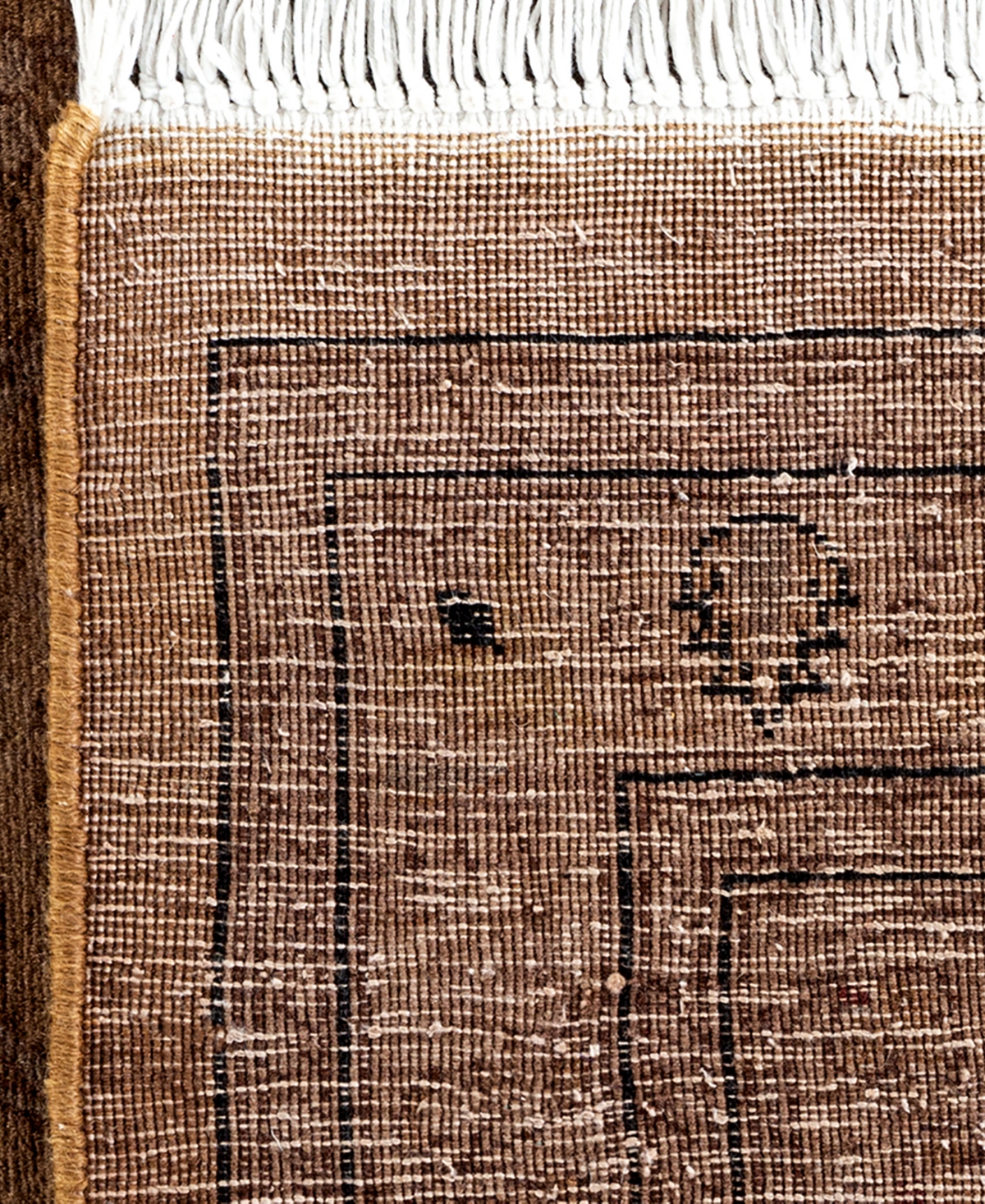 Adorn Hand Woven Rugs Fine Vibrance M1471 8'2"x10'4" Area Rug In Brown