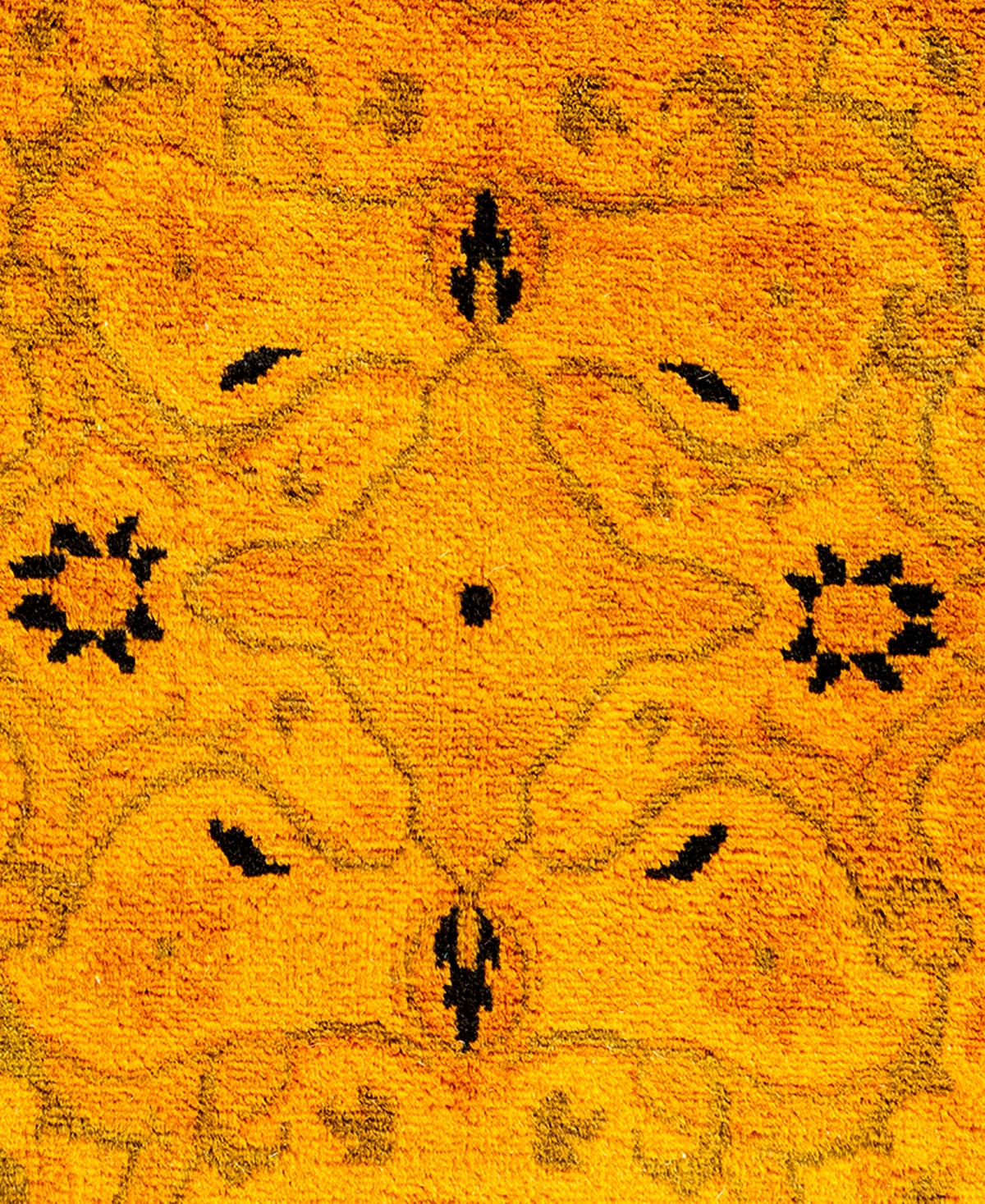 Adorn Hand Woven Rugs Fine Vibrance M1198 3'1"x5'3" Area Rug In Gold