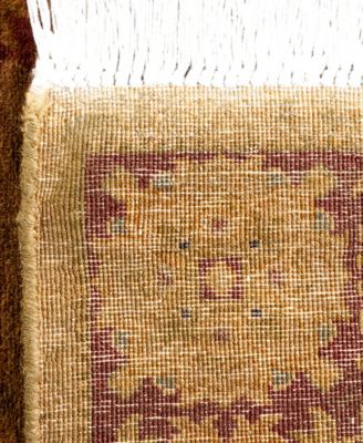 Adorn Hand Woven Rugs Fine Vibrance M1055 Rug Collection In Brown