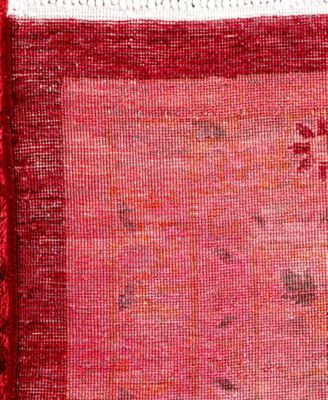 Adorn Hand Woven Rugs Fine Vibrance M1375 Rug Collection In Pink