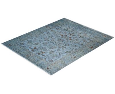Adorn Hand Woven Rugs Fine Vibrance M1386 Rug Collection In Gray