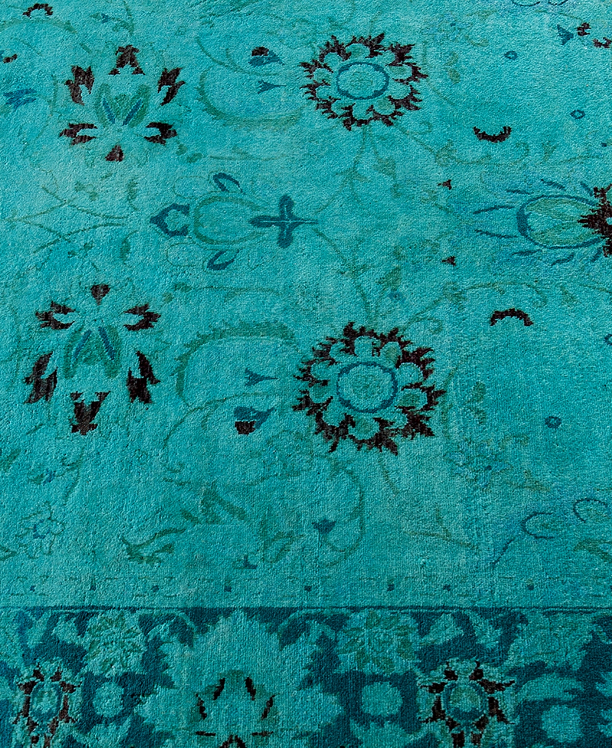 Adorn Hand Woven Rugs Fine Vibrance M1165 4'x6' Area Rug In Blue