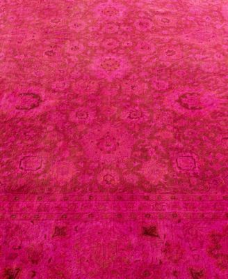 Adorn Hand Woven Rugs Fine Vibrance M1502 Rug Collection In Pink