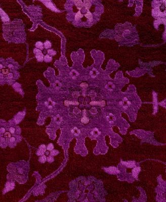 Adorn Hand Woven Rugs Fine Vibrance M1432 Rug Collection In Red