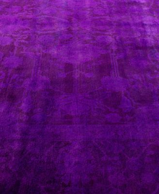 Adorn Hand Woven Rugs Fine Vibrance M1278 Rug Collection In Purple