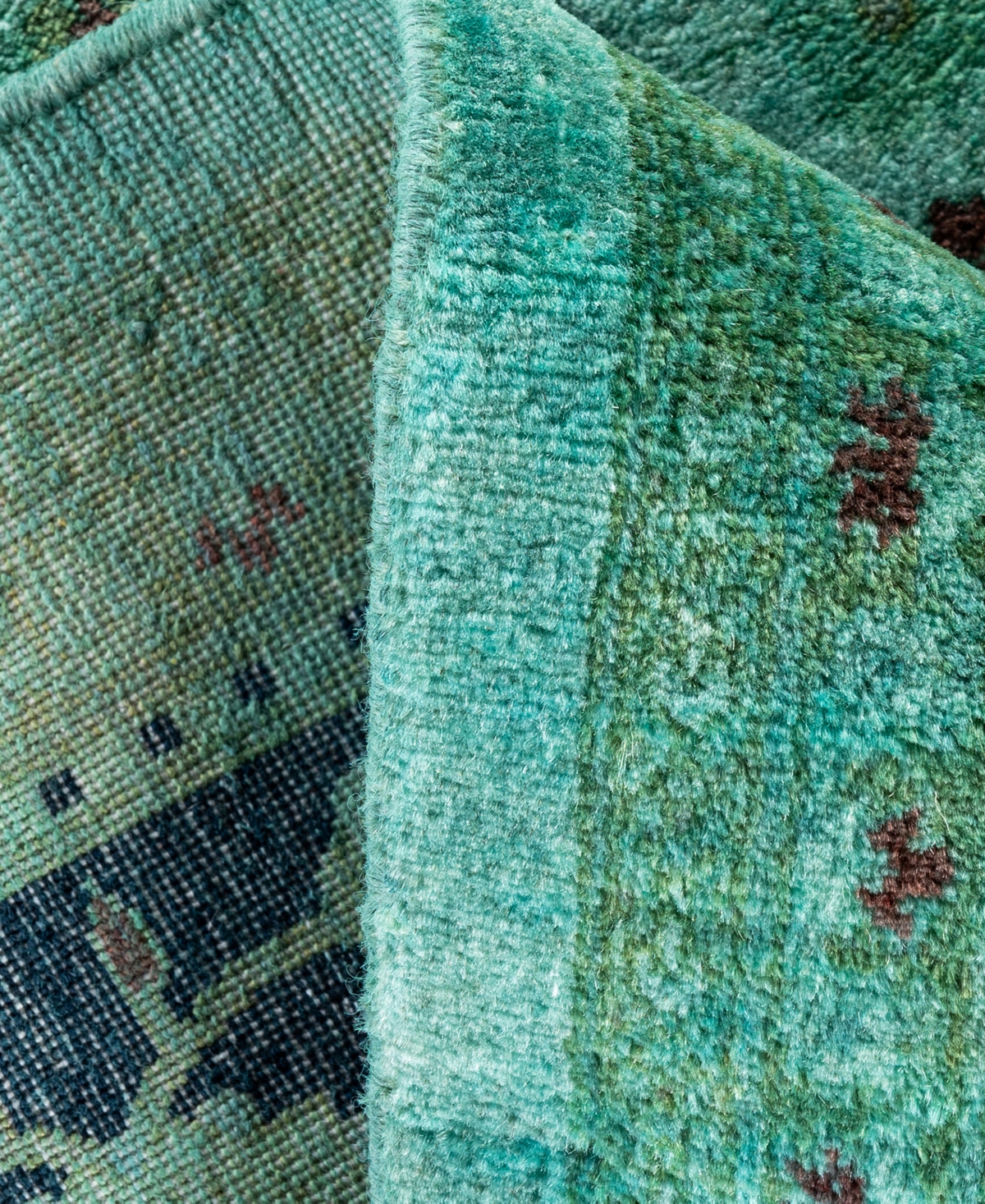Adorn Hand Woven Rugs Fine Vibrance M1381 6'1"x8'10" Area Rug In Green