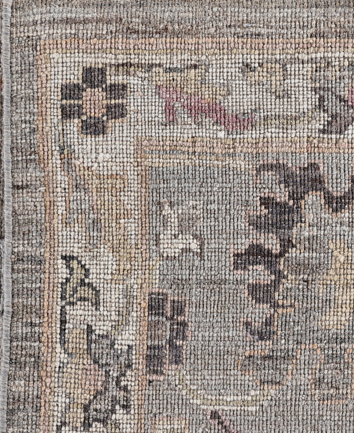 Adorn Hand Woven Rugs Colorful Oushak M0103-42 9'2"x12'3" Area Rug In Brown