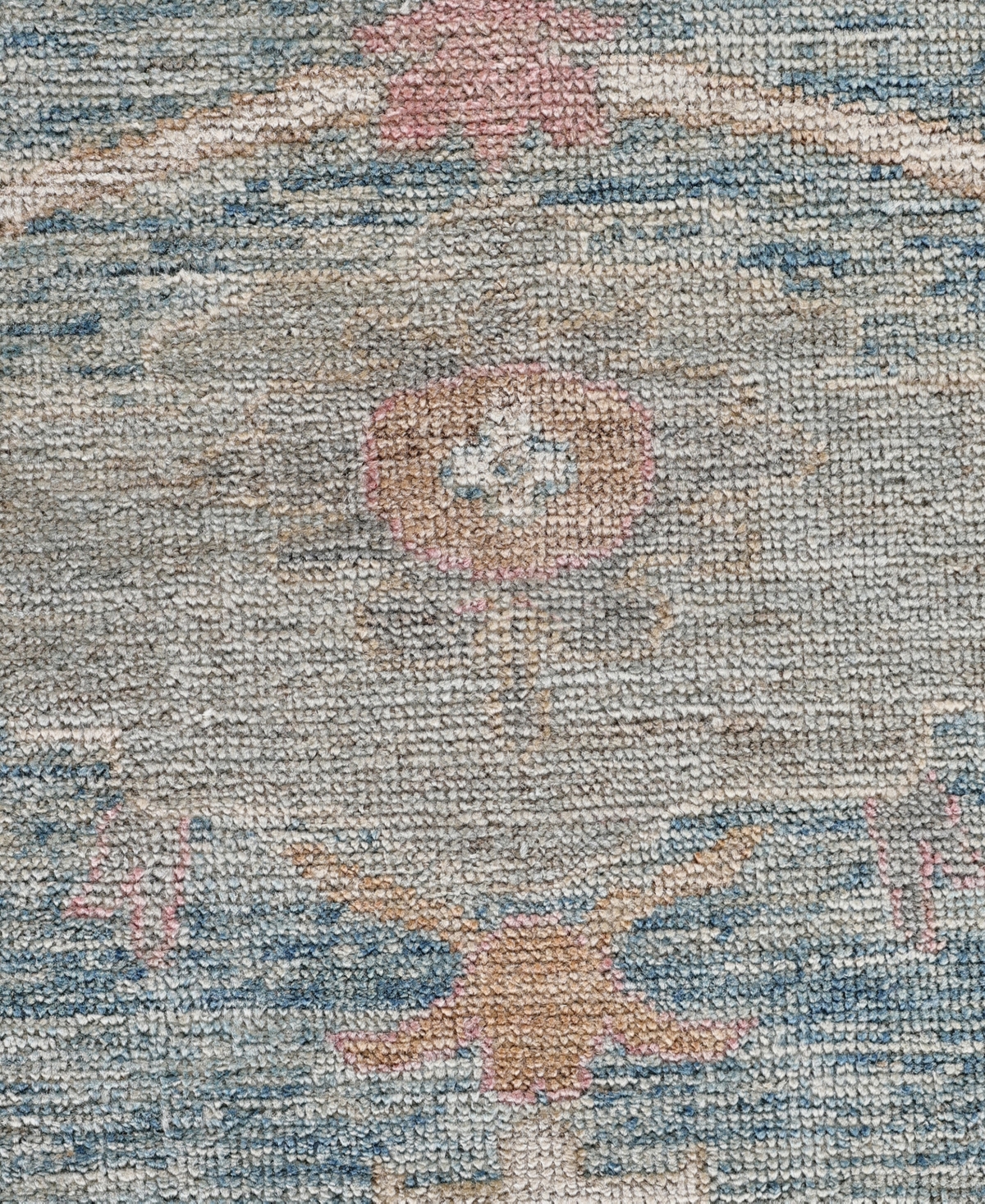 Adorn Hand Woven Rugs Colorful Oushak M0103-48 8'1"x10'1" Area Rug In Blue