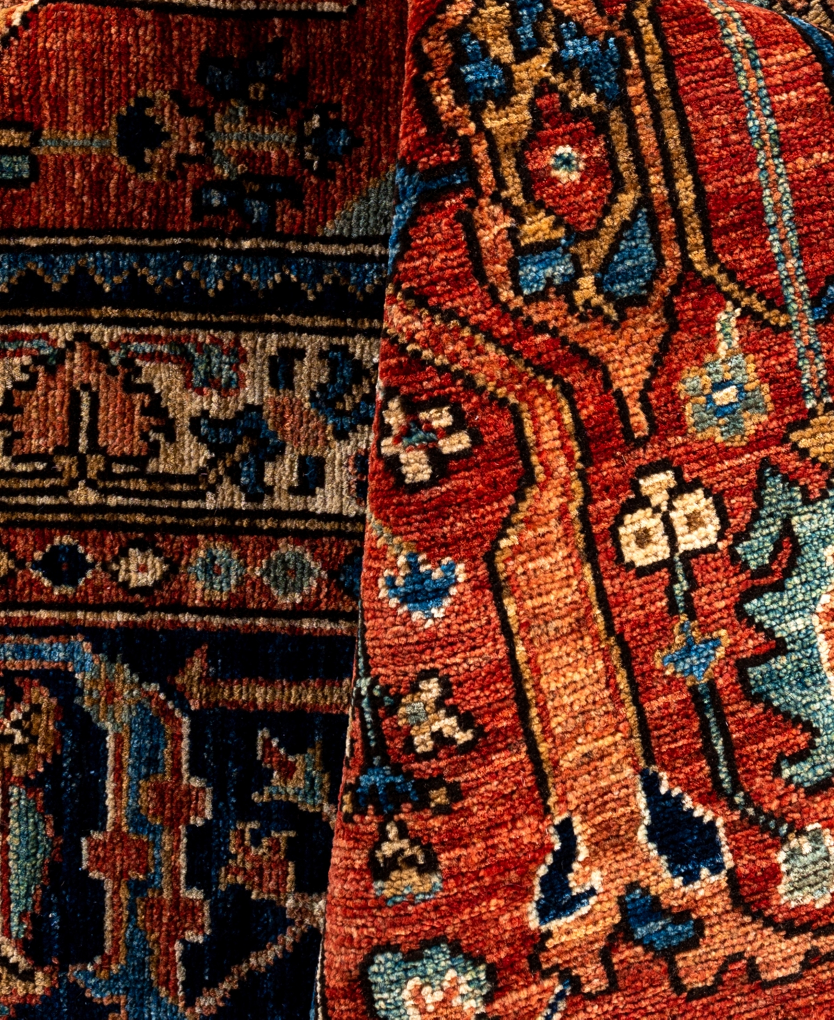 Adorn Hand Woven Rugs Serapi M0103-54 10'x13'9" Area Rug In Red