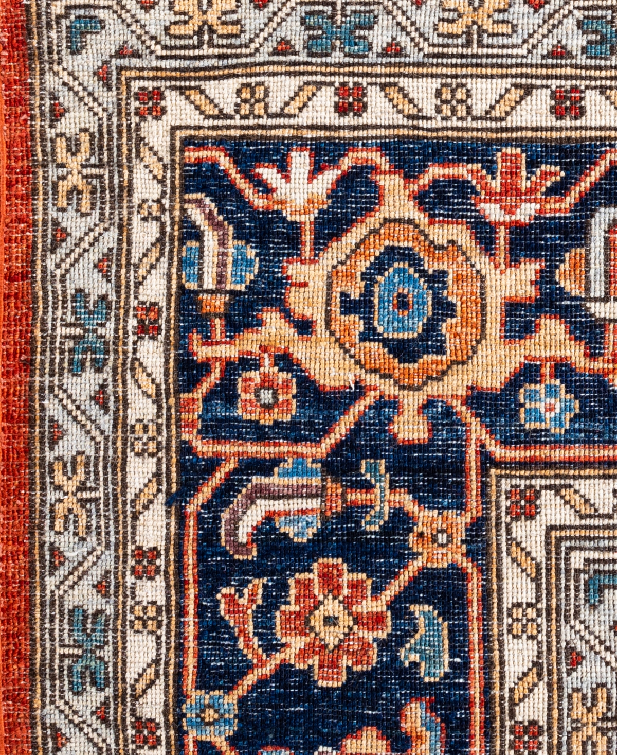 Adorn Hand Woven Rugs Serapi M0103-66 10'1"x13'9" Area Rug In Orange