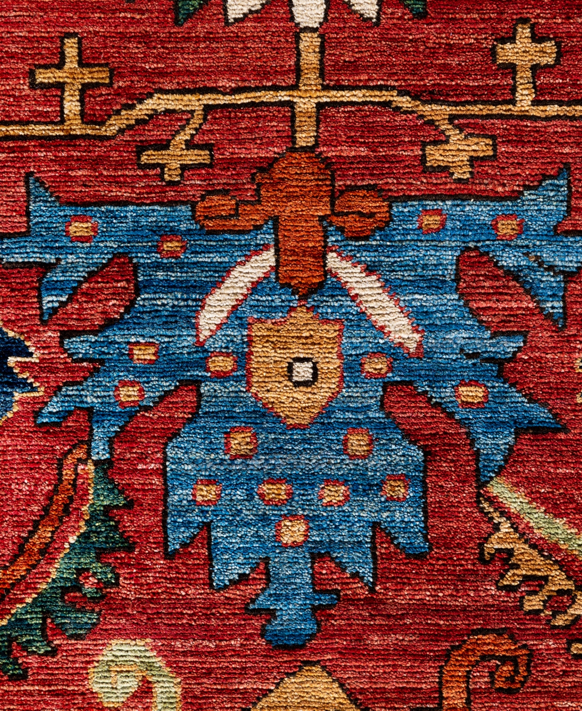 Adorn Hand Woven Rugs Serapi M0103-73 10'2"x13'11" Area Rug In Red