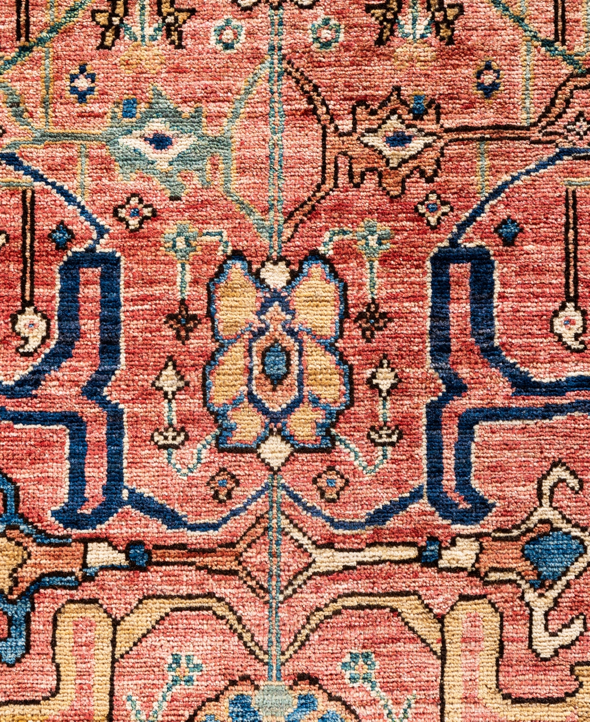 Adorn Hand Woven Rugs Serapi M0103-110 9'1"x11'11" Area Rug In Pink