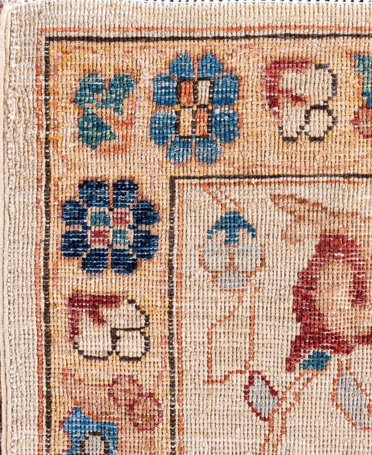 Adorn Hand Woven Rugs Serapi M0103-118 8'10"x11'9" Area Rug In White