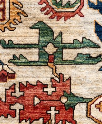 Adorn Hand Woven Rugs Serapi M0103 125 Rug Collection In White