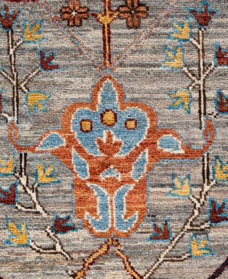 Adorn Hand Woven Rugs Serapi M0103 130 Rug Collection In Brown