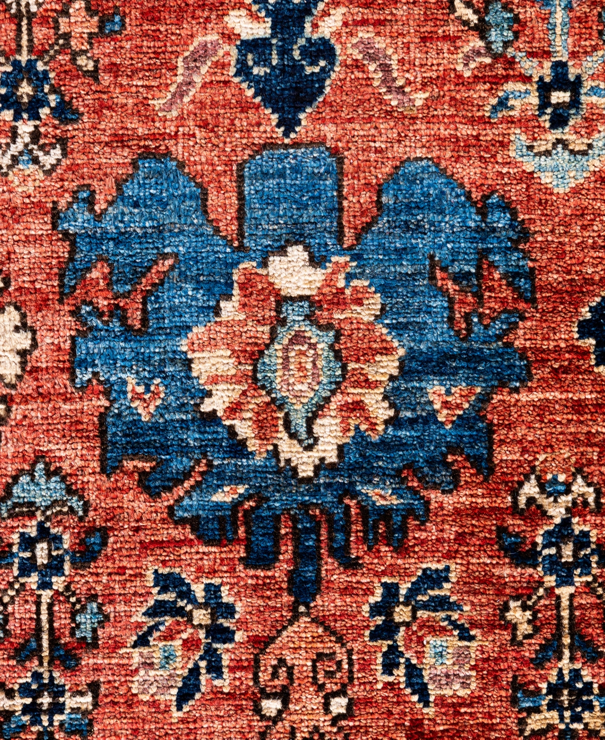 Adorn Hand Woven Rugs Serapi M0103-135 9'3"x11'10" Area Rug In Red