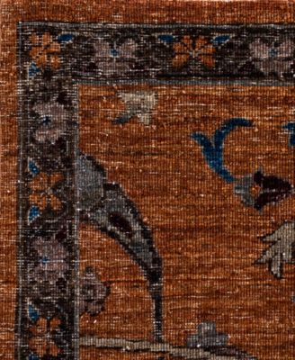 Adorn Hand Woven Rugs Serapi M0103 138 Rug Collection In Brown