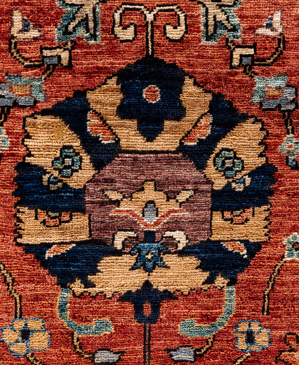 Adorn Hand Woven Rugs Serapi M0103-145 9'x11'9" Area Rug In Red