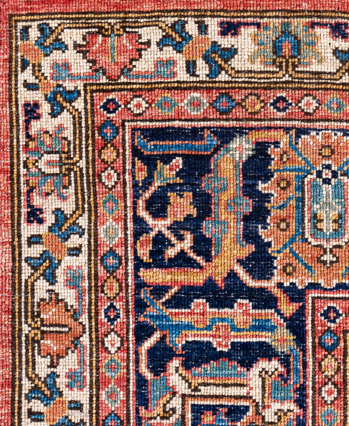 Adorn Hand Woven Rugs Serapi M0103-153 9'2"x12' Area Rug In Pink