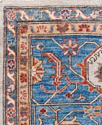 Adorn Hand Woven Rugs Serapi M0103 158 Rug Collection In Gray