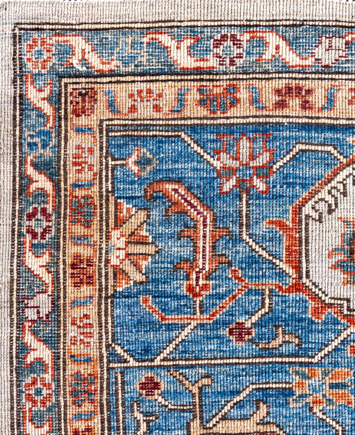 Adorn Hand Woven Rugs Serapi M0103-158 8'11"x11'9" Area Rug In Gray