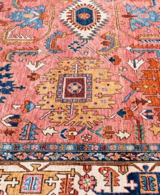 Adorn Hand Woven Rugs Serapi M0103 168 Rug Collection In Pink