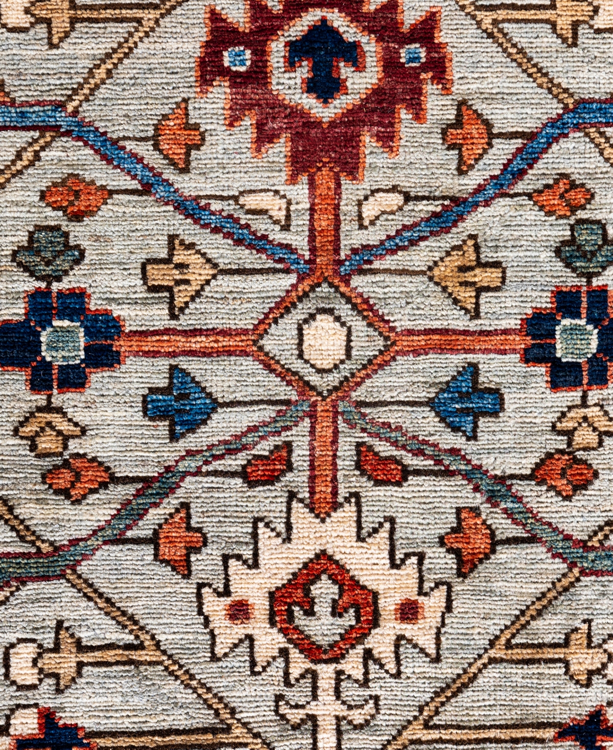 Adorn Hand Woven Rugs Serapi M0103-190 8'1"x9'11" Area Rug In Gray