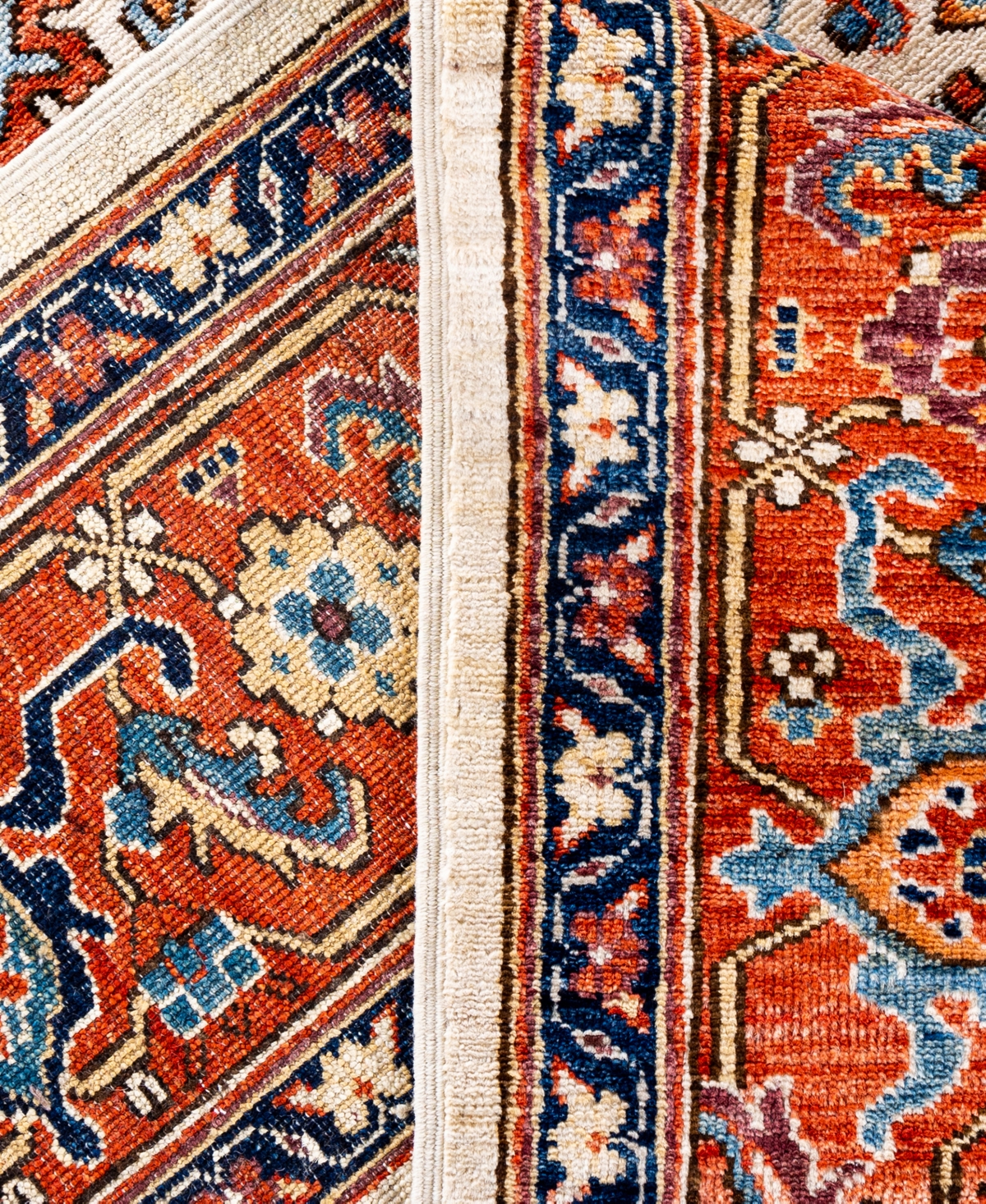 Adorn Hand Woven Rugs Serapi M0103-203 8'x10'1" Area Rug In White