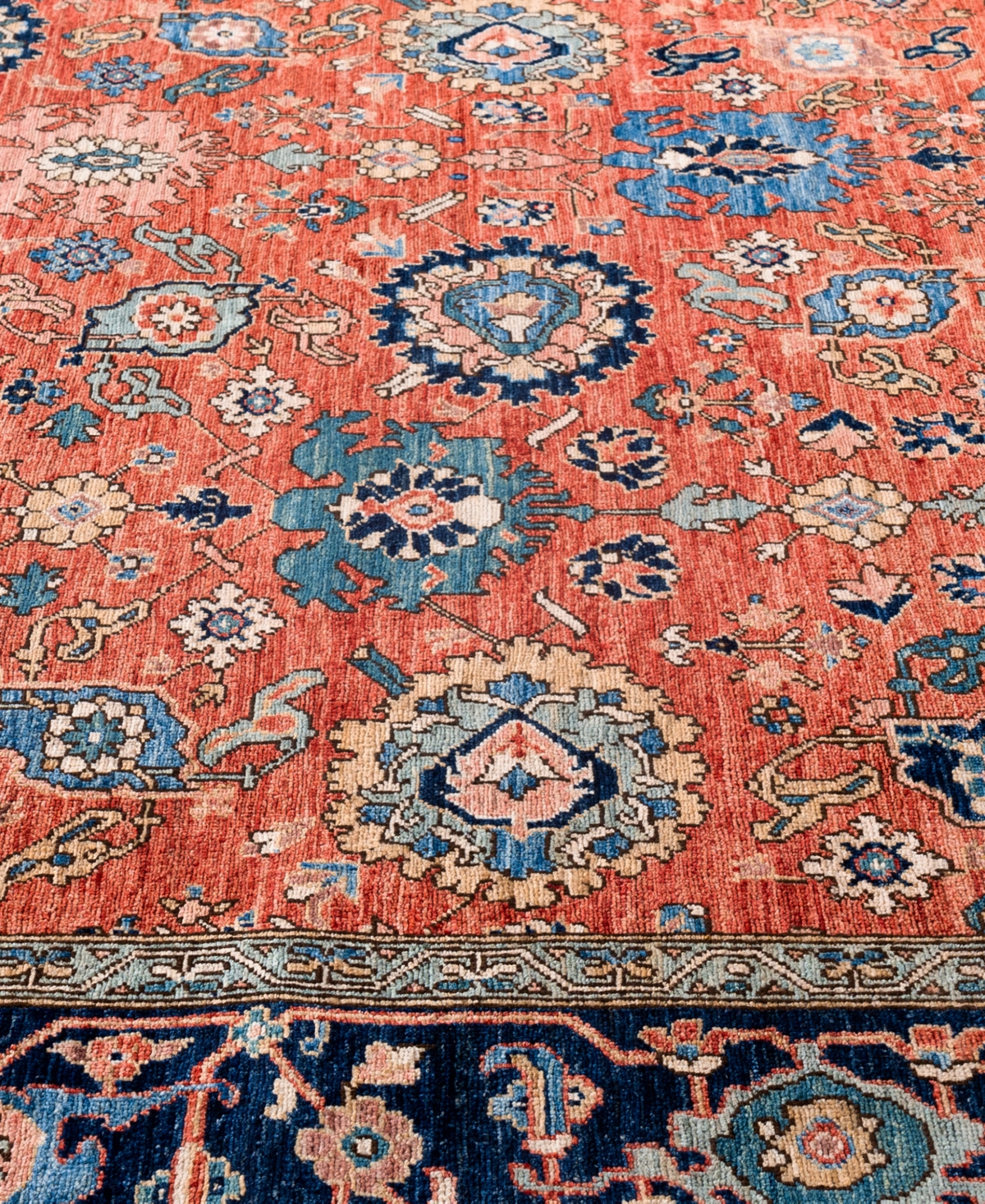 Adorn Hand Woven Rugs Serapi M0103-215 8'x10'1" Area Rug In Orange