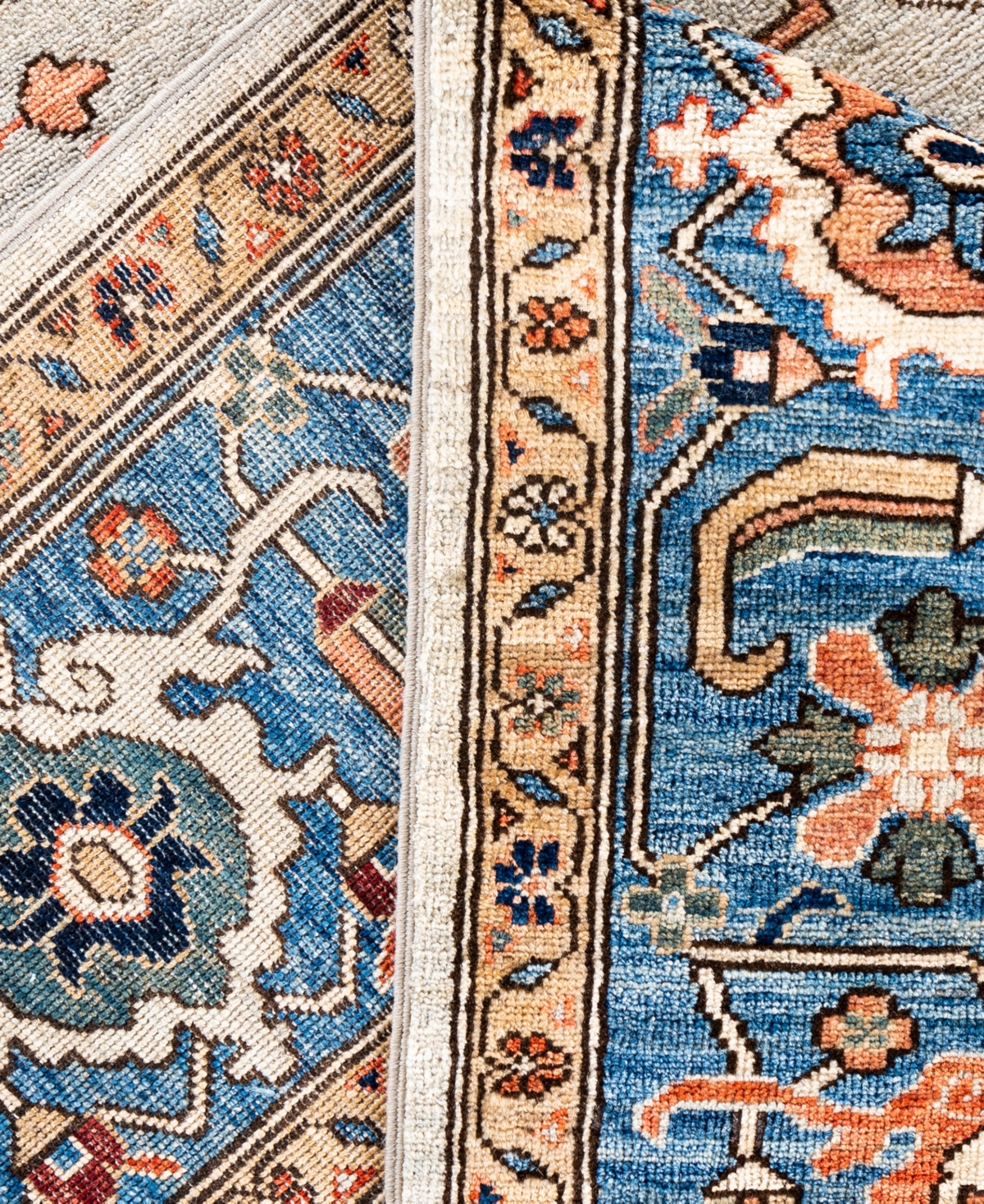 Adorn Hand Woven Rugs Serapi M0103-234 8'2"x10' Area Rug In White