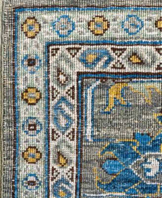 Adorn Hand Woven Rugs Serapi M0103 262 Rug Collection In Green