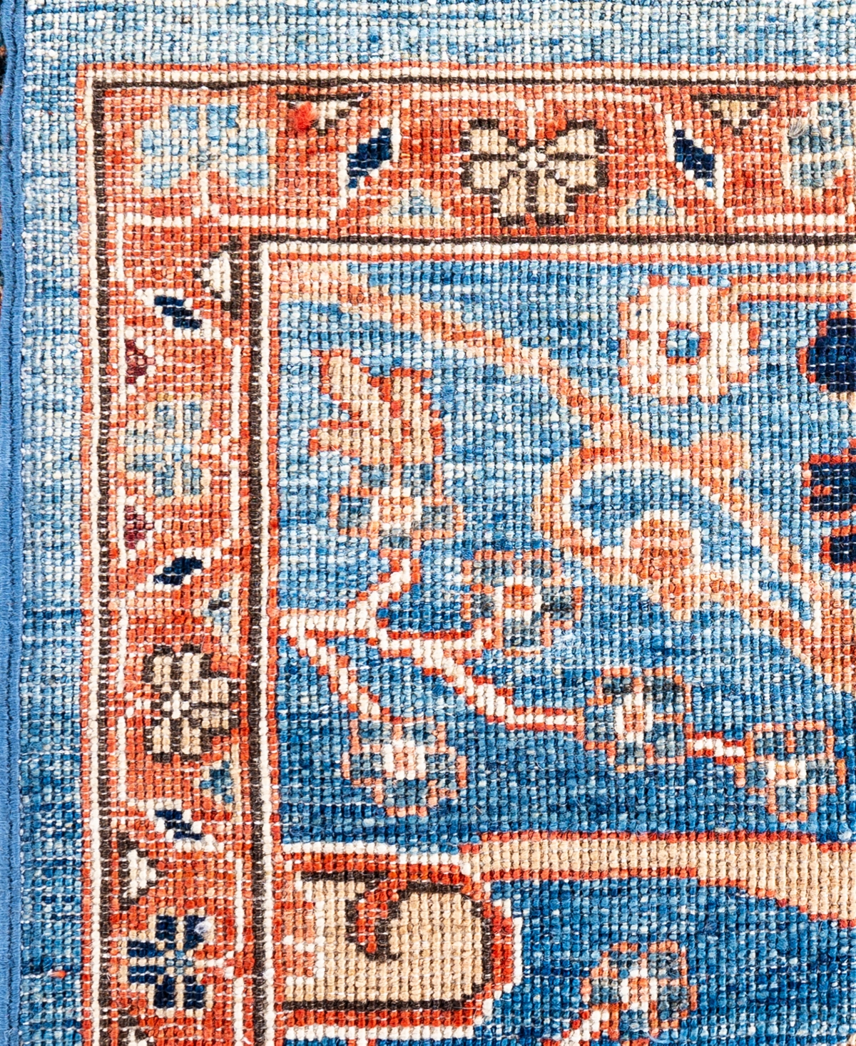 Adorn Hand Woven Rugs Serapi M0103-267 8'2"x10' Area Rug In Blue