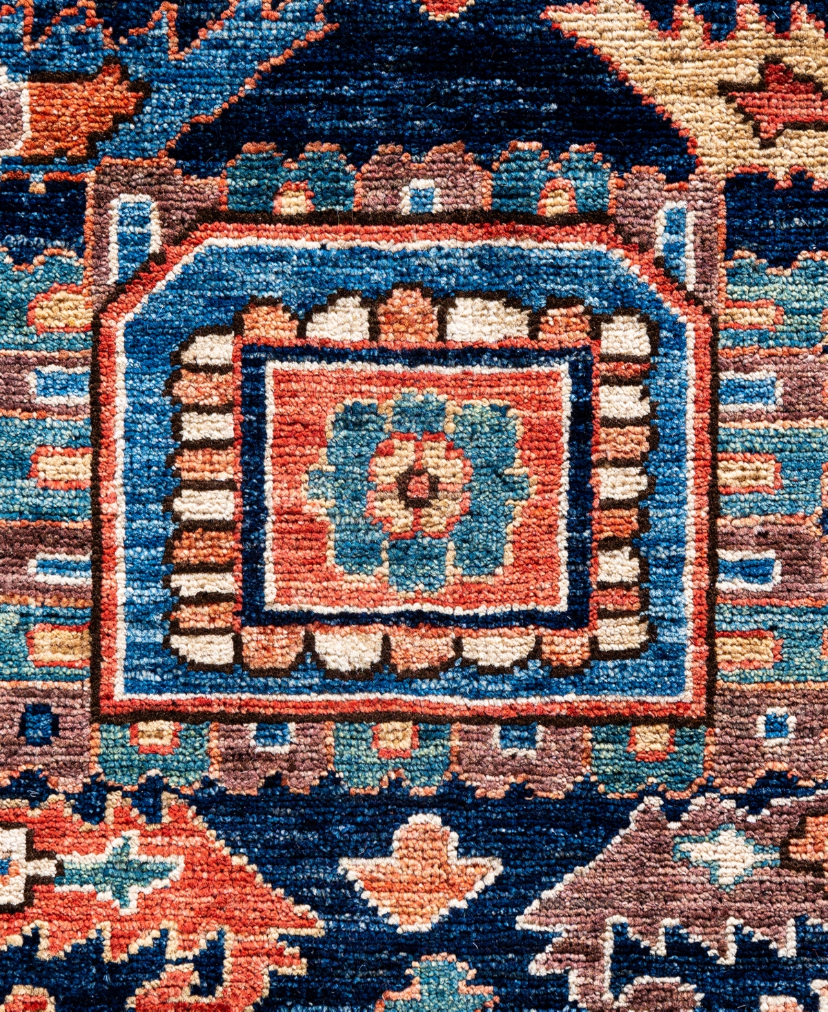 Adorn Hand Woven Rugs Serapi M0103-269 8'2"x9'11" Area Rug In Blue