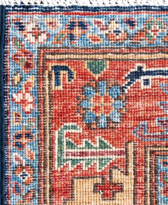 Adorn Hand Woven Rugs Serapi M0103 292 Rug Collection In Blue