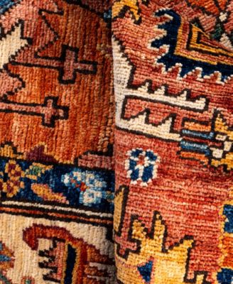 Adorn Hand Woven Rugs Serapi M0103 300 Rug Collection In Red