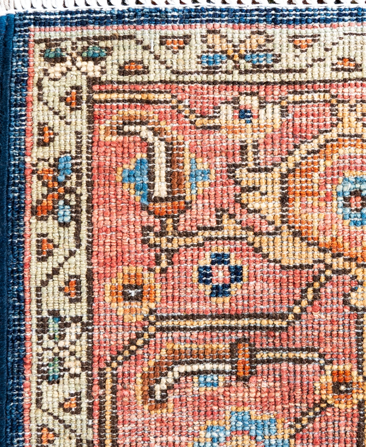 Adorn Hand Woven Rugs Serapi M0103-322 4'3"x5'10" Area Rug In Blue