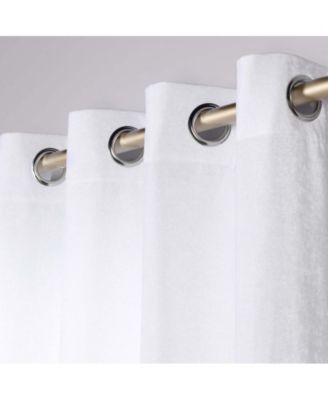 Noor Chenille Semi-Blackout Machine Washable Curtains, Set of 2 Panels, 52"x63"