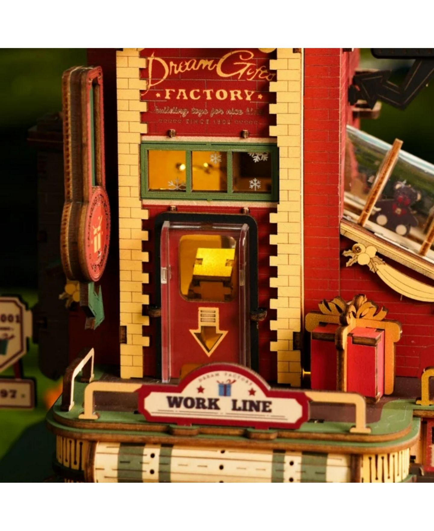 Детские конструкторы Robotime Dream Gift Factory 3D Wooden Puzzle, Ages 18+ — фото 6