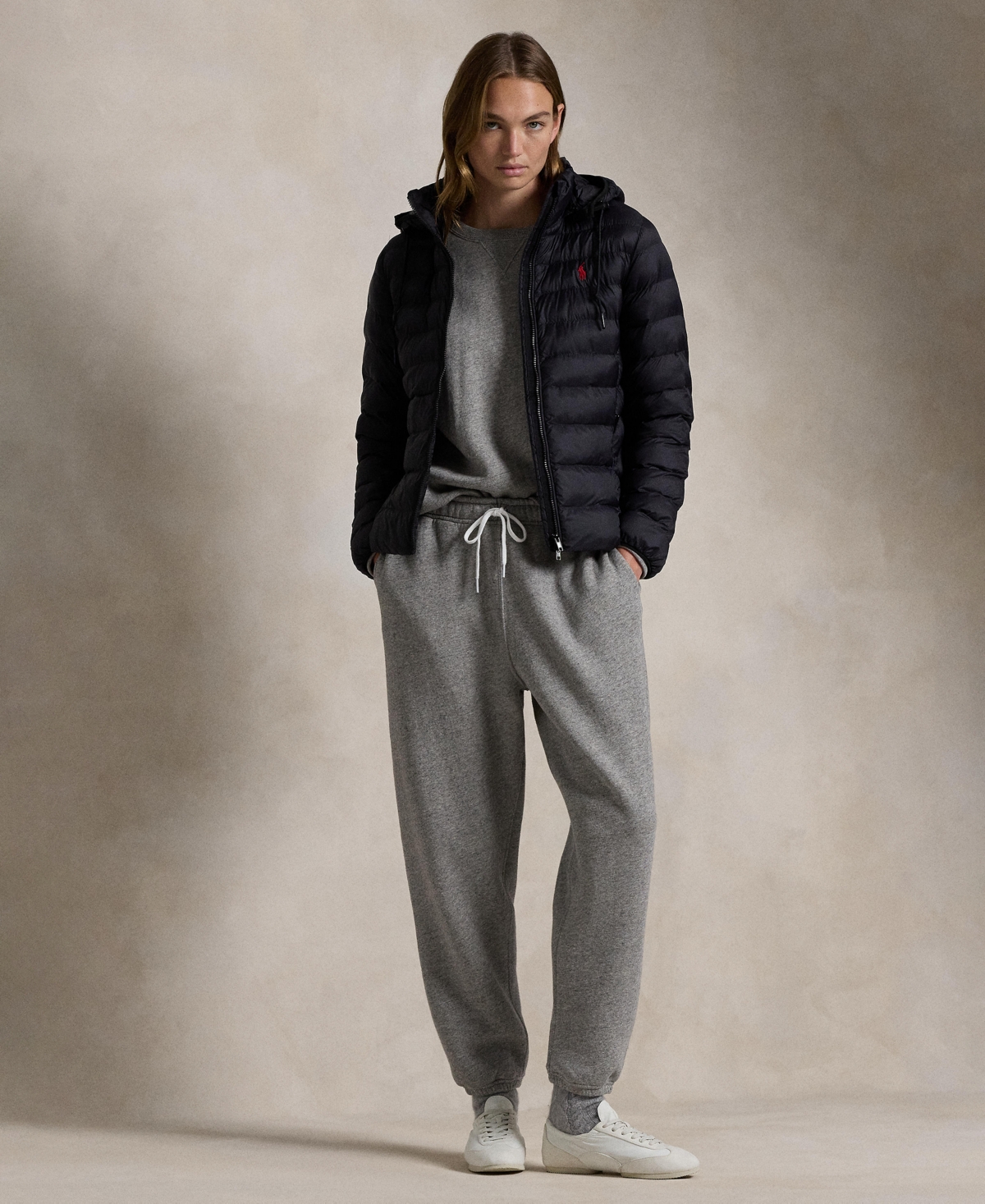 Polo Ralph Lauren Women's Water-resistant Packable Hooded Jacket In Black