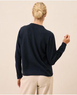 Organic Cotton Classic Fine Knit Crew Sweater